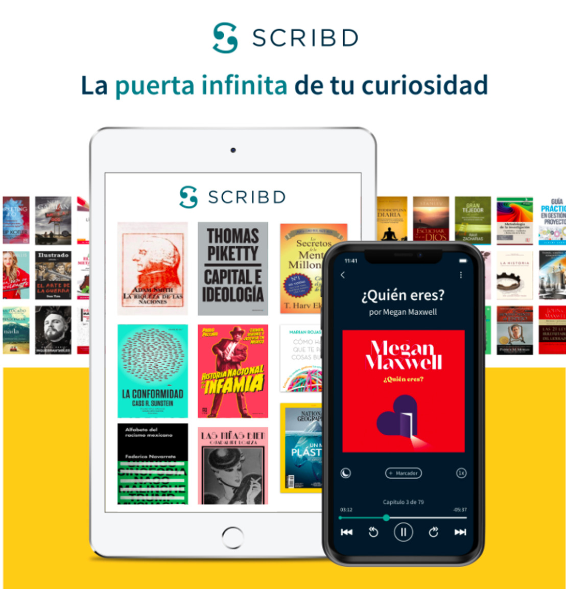 [translation] Scribd amplía su catálogo en español a más de 100.000 títulos de ebooks y audiolibros premium