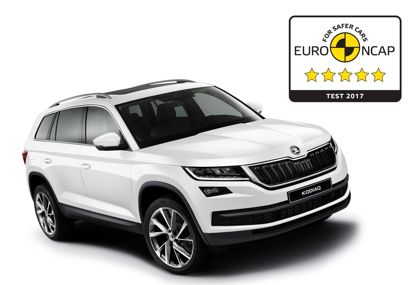 Euro NCAP awarded an excellent rating of 92 percent for adult occupant protection. In the side-on collision test, the ŠKODA KODIAQ even achieved full marks for good protection of all vulnerable areas of the body.