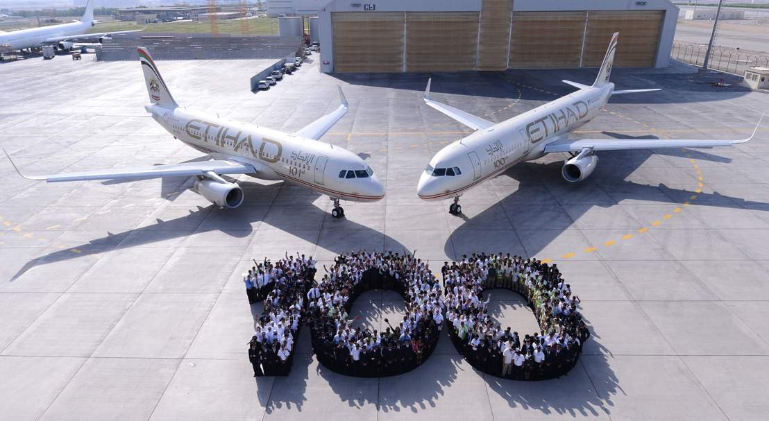 Etihad Airways ontvangt honderdste vliegtuig