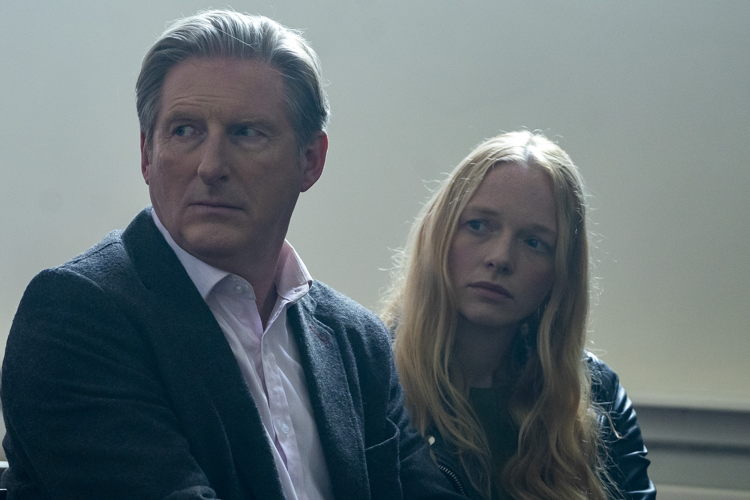 Adrian Dunbar (Jim) and Carolina Main (Cat) © West Road Pictures and all3media international