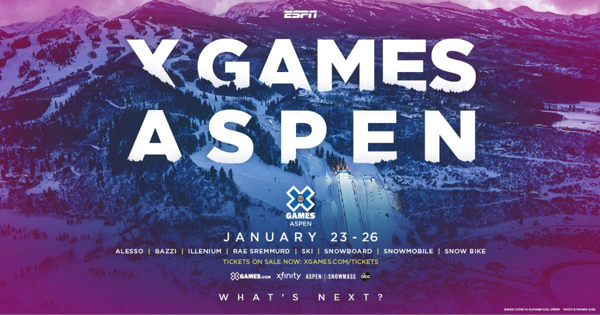 X Games Aspen 2020 Announces Three-Day Music Lineup