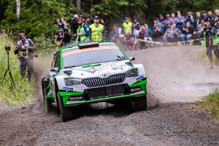 With a category win at Rally Wales GB, Kalle Rovanperä and co-driver Jonne Halttunen (ŠKODA FABIA R5 evo) could prematurely secure the WRC 2 Pro drivers' title.