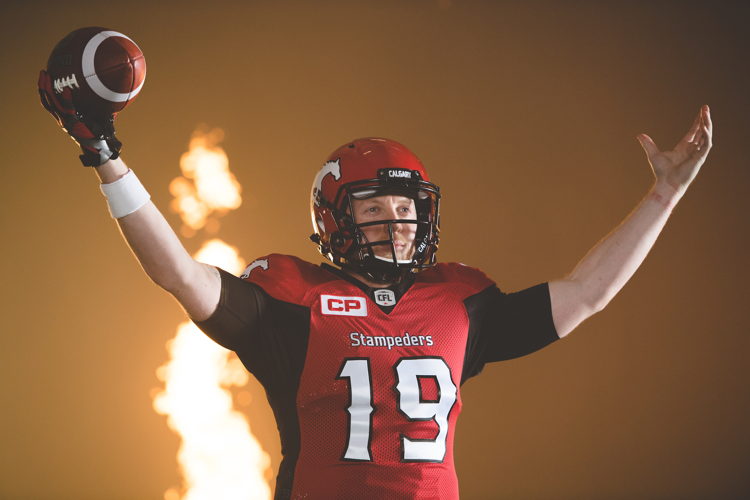 Bo Levi Mitchell lors du tournage de TSN/RDS/adidas. Crédit : Johany Jutras/LCF