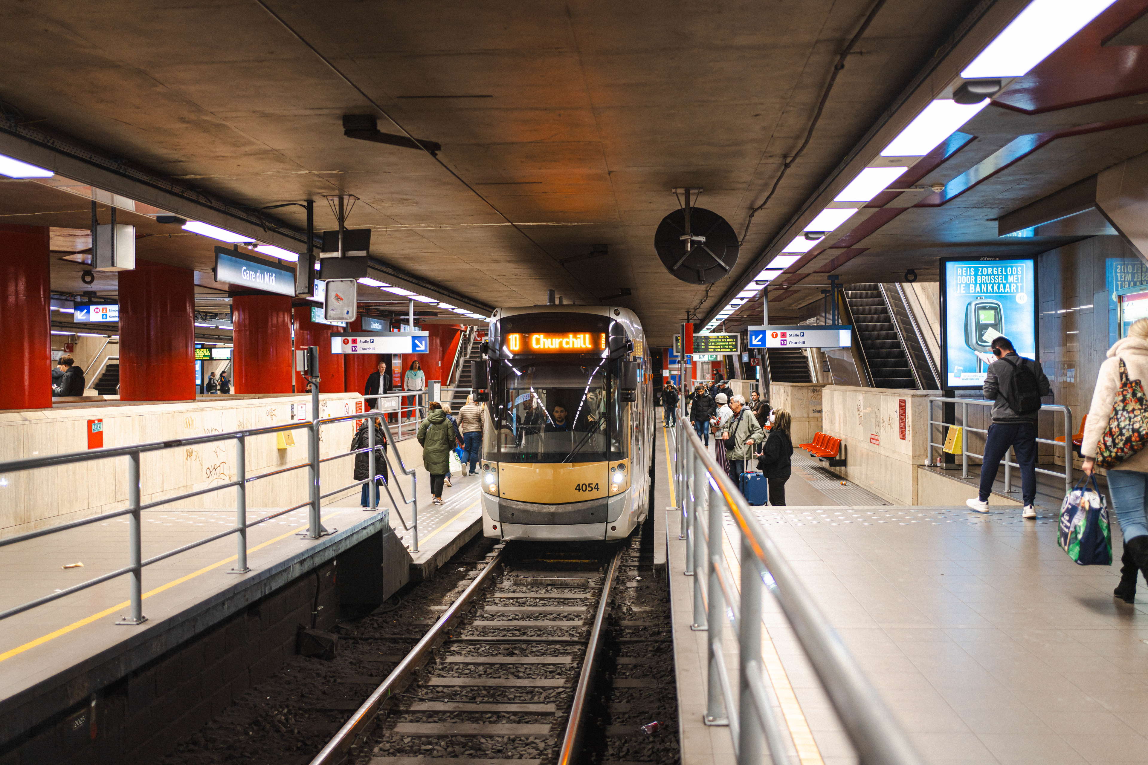 Trams onderbroken aan het Zuidstation vanaf 27 april