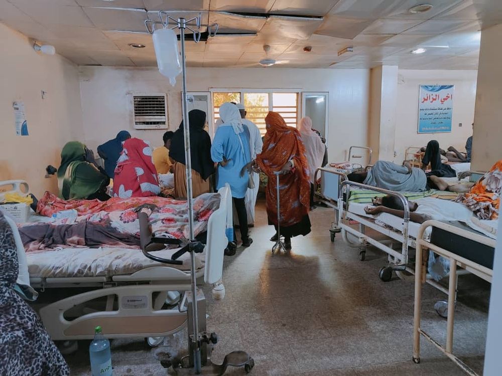 Patients are treated in the MSF-supported Al Nao hospital in Omdurman, to the northwest of Khartoum, where intense fighting occurs. Photographer: MSF | Date: 17/08/2023 | Location: Sudan