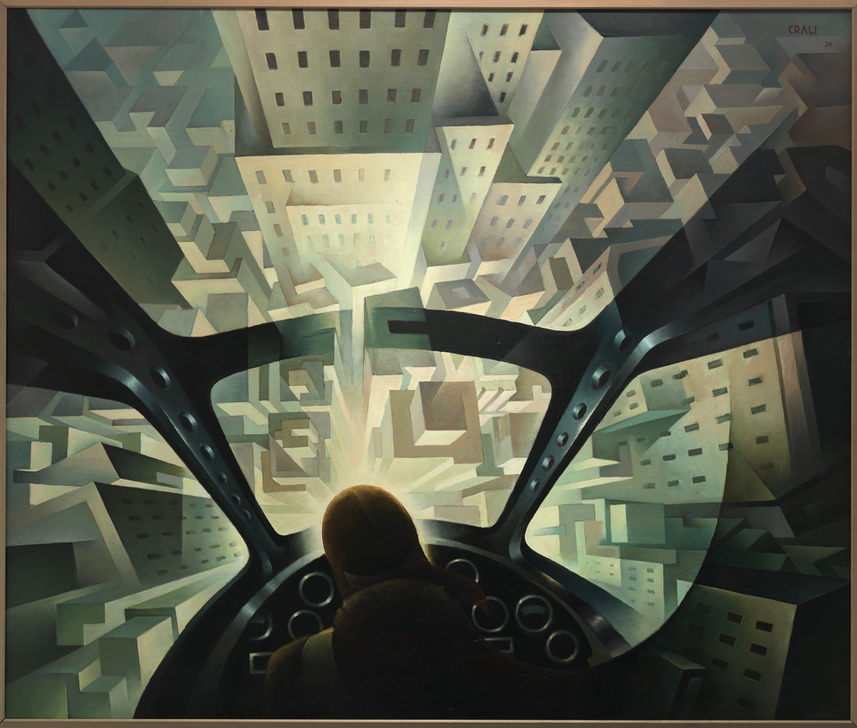 AKG5396427 Tullio Crali, Swooping over the city, 1939 © Cameraphoto / akg-images
