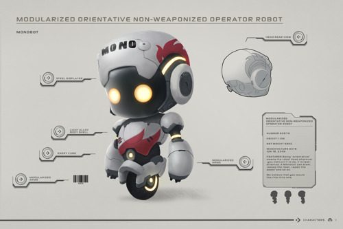 Discover the dystopian mechanoid world of Monobot on Steam, June 18th