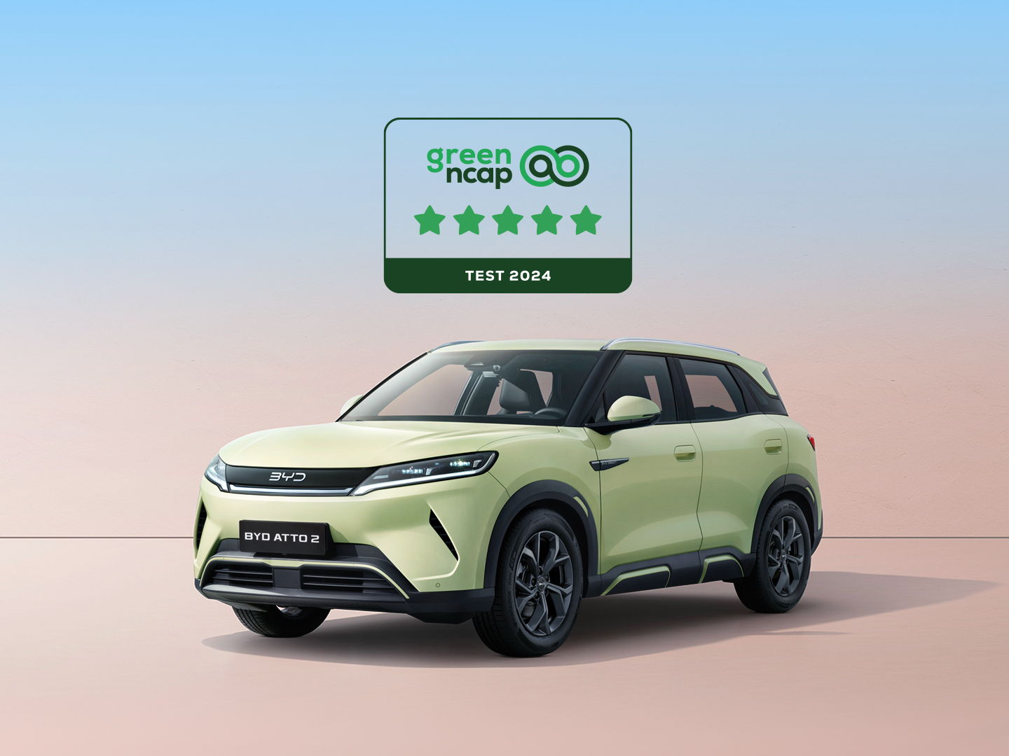 Green NCAP boost for BYD’s new ATTO 2 SUV