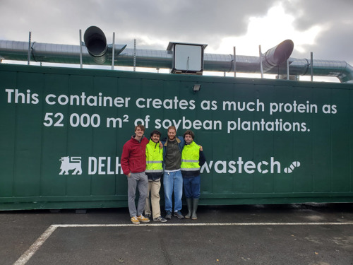 Primeur in Belgische retail: Delhaize en Wastech gooien larven in de strijd tegen voedselverspilling en CO2 uitstoot 