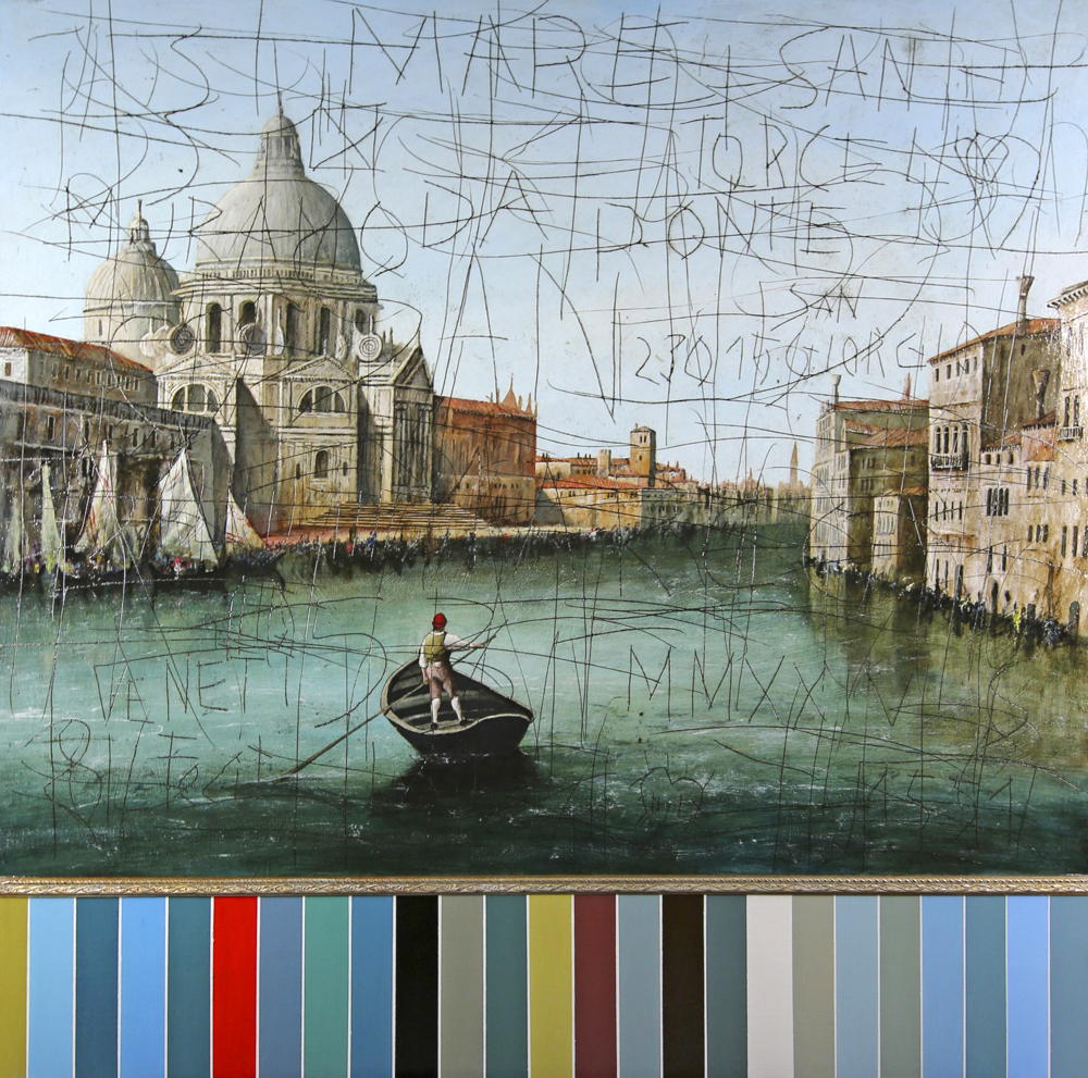 Au delà des apparences - Venezia, 120 x 120 cm