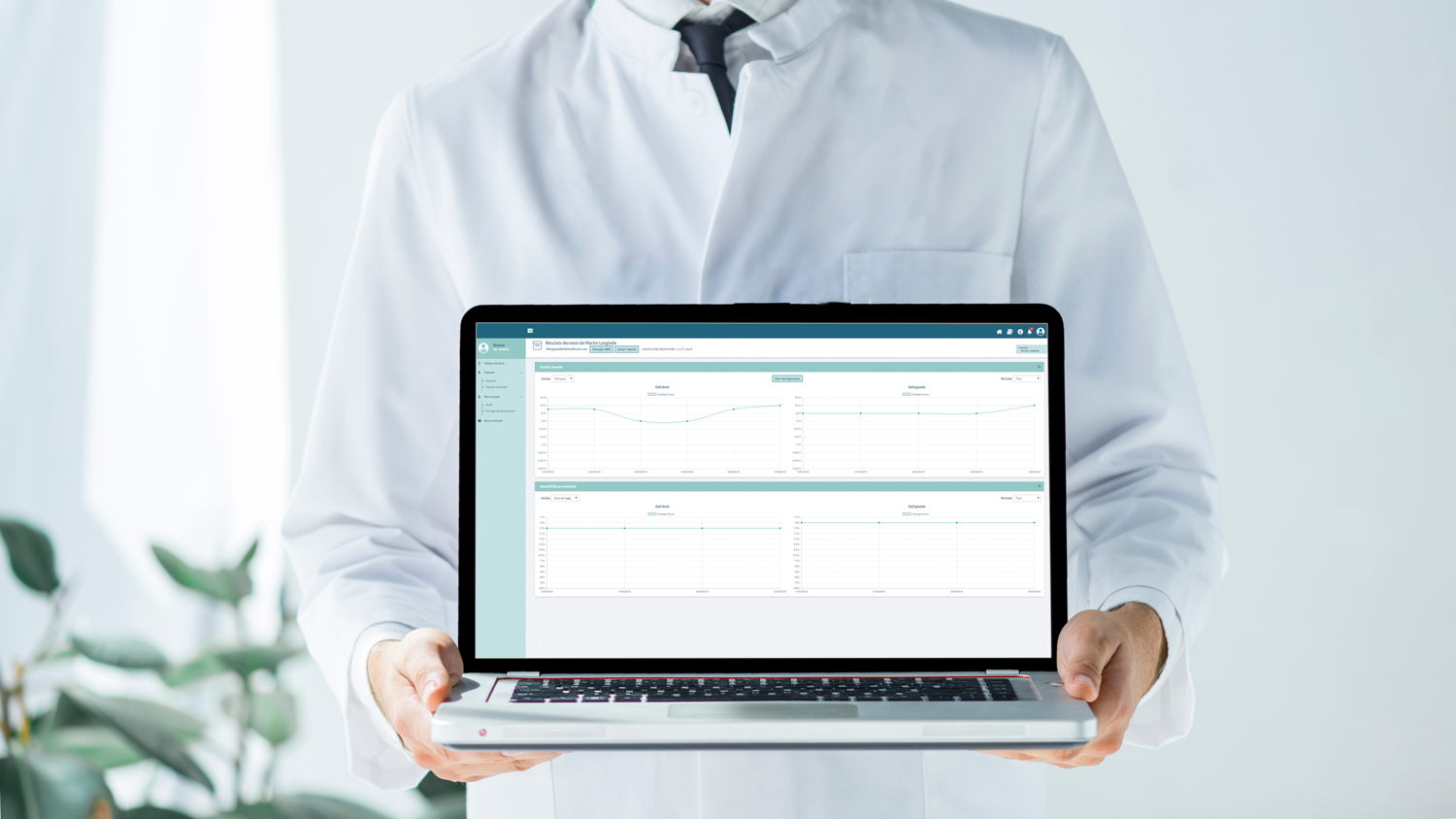OdySight Dashboard voor oogarts