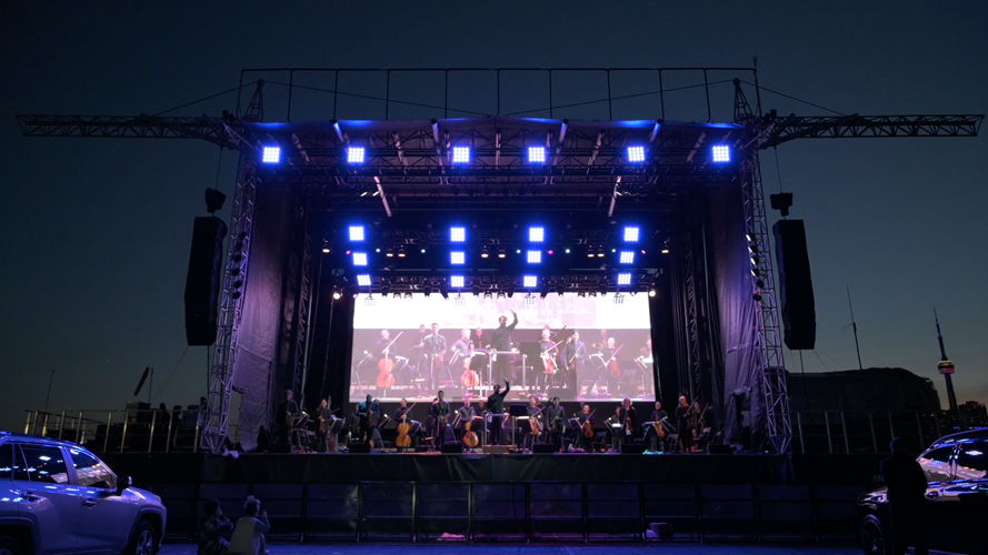 TSO at the Drive-In → TSO performs at the CityView Drive-In - photo credit - Allan Cabral