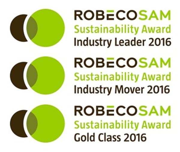 Sodexo Elevates Corporate Responsibility Leadership, Earning Awards in All Three Categories in RobecoSAM's "Sustainability Yearbook 2016"