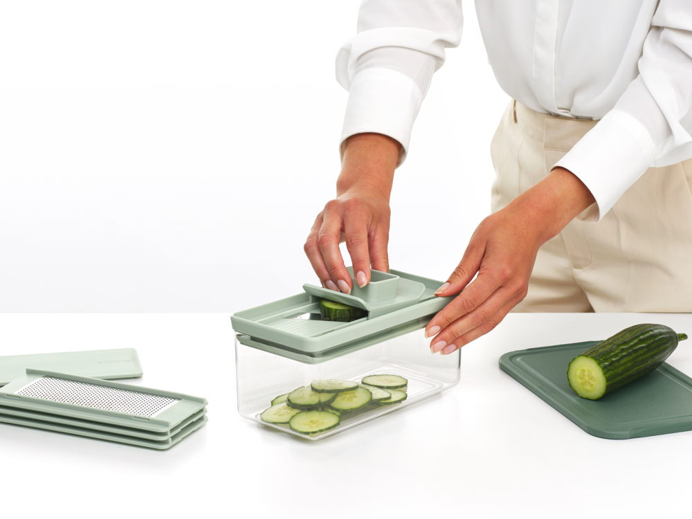 Tasty+ Slicer and Grater Set - Jade Green - 8710755145469 Brabantia_6_NR-40994