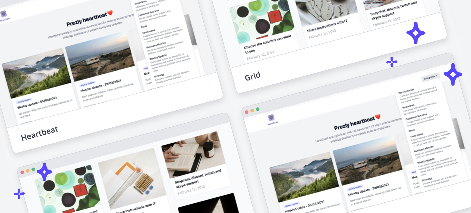Introducing site themes, ready-made layouts for you to build on