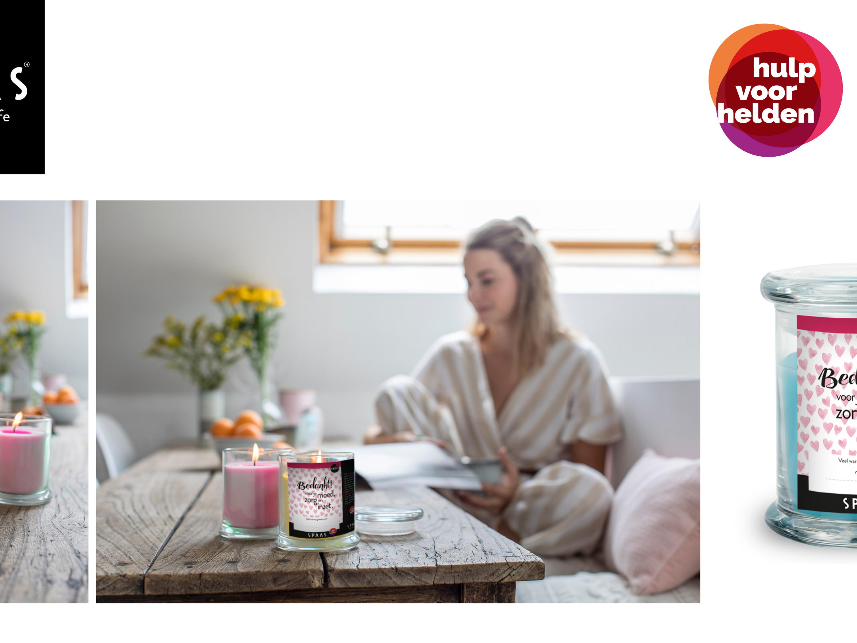 Spaas solidair: stuur gratis een kaars met boodschap