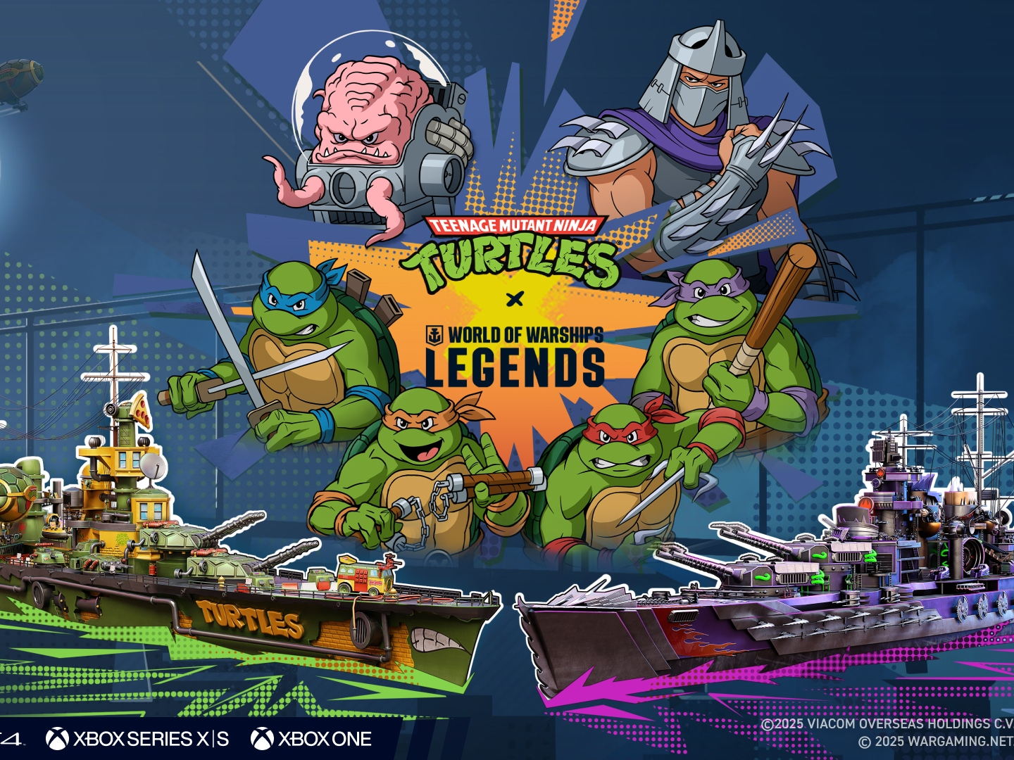 Les Tortues Ninja et de tout nouveaux badges font des vagues dans la mise à jour d'avril pour World of Warships et World of Warships : Legends