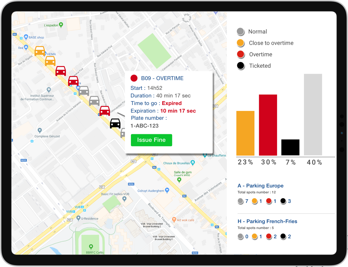 The city of Bruges launches Smart Parking solutions towards increased rotation at the city centre