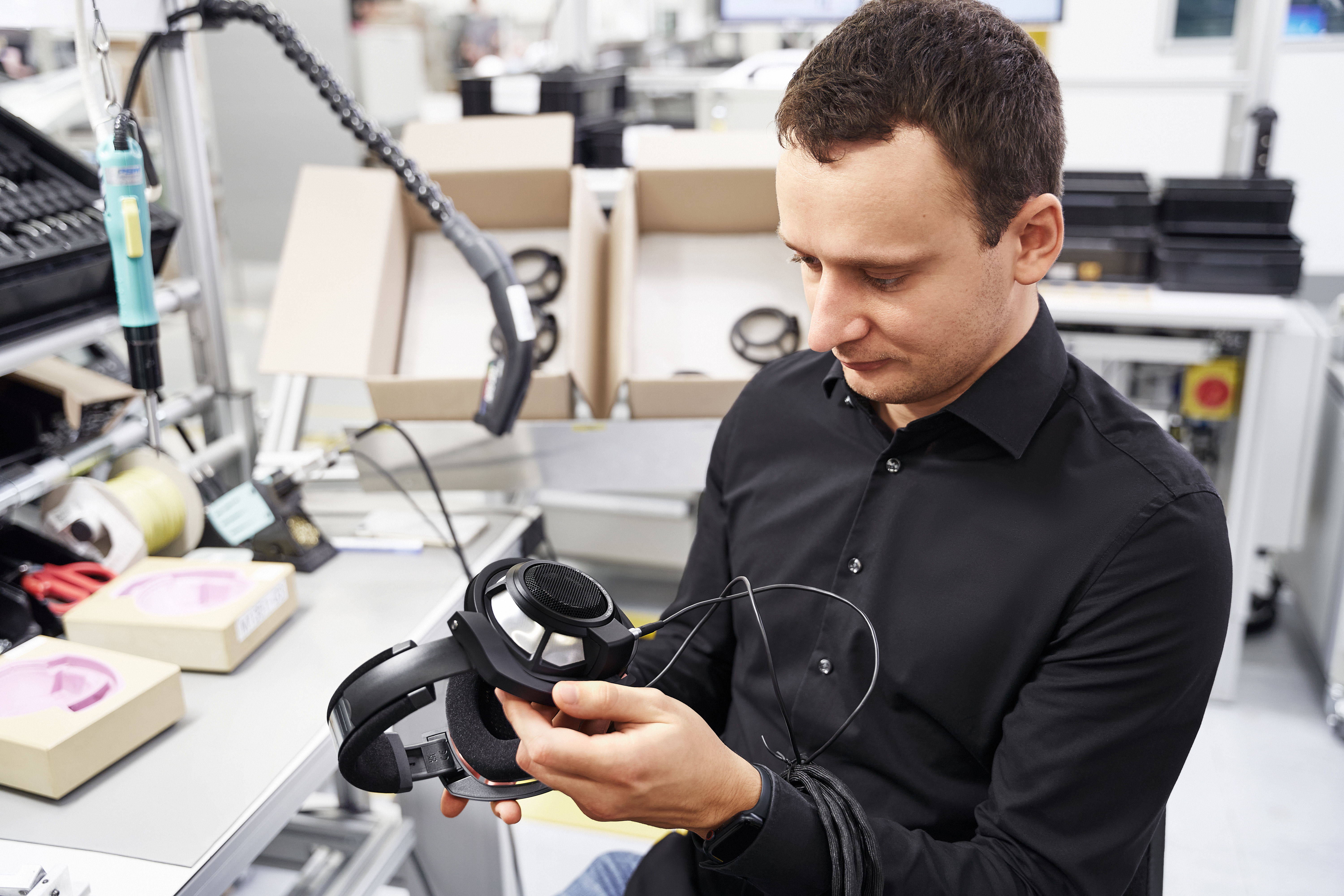 Jermo Köhnke, Sennheiser Audiophile Product Manager in Tullamore