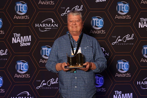 Thom Salisbury, Business Development Manager, accepted both honors on behalf of the Sennheiser Group Thom Salisbury, Business Development Manager, accepted both honors on behalf of the Sennheiser Group