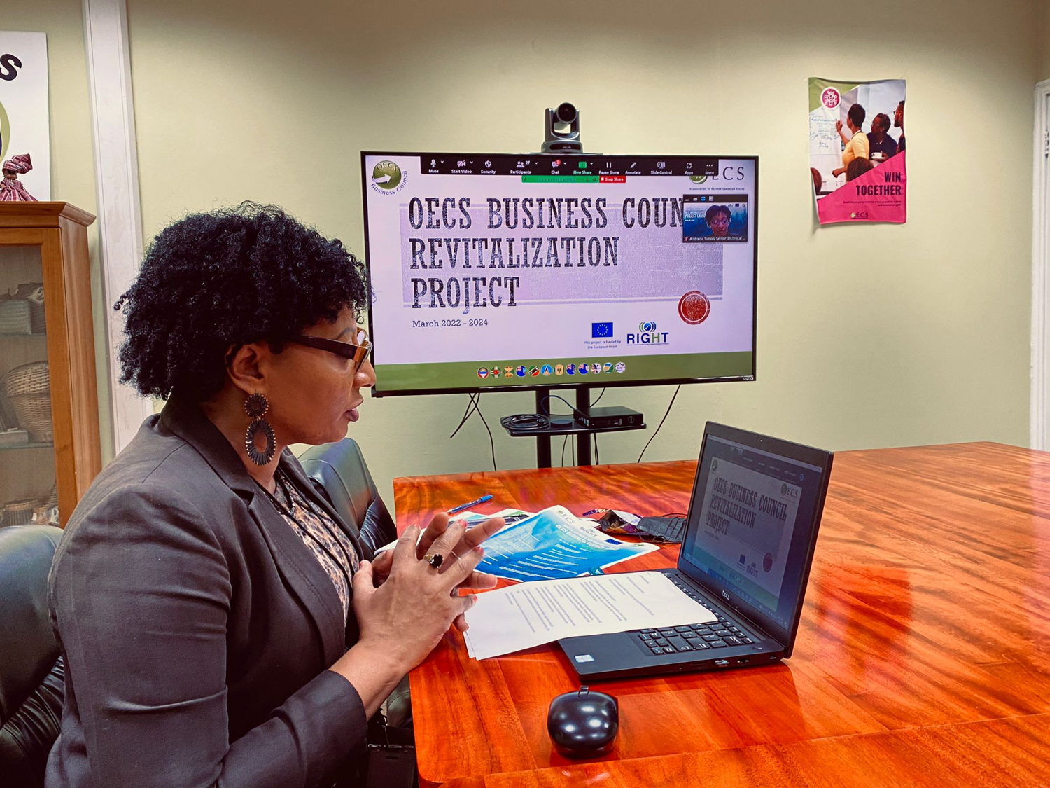 Andrena Simon, Senior Technical Specialist for Trade Promotion and Institutional Strengthening in the Competitive Business Unit of the OECS Commission is leading the OBC Revitalisation and Sustainability Project.