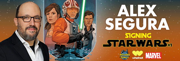 Celebrate Star Wars Week with Acclaimed Marvel Writer Alex Segura at Midtown Comics Downtown!