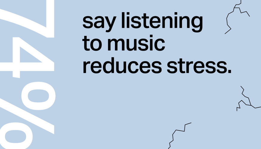 A nivel mundial, el 74% de las personas se siente menos estresado cuando suena su canción favorita. En México, la cifra se eleva al 90%.