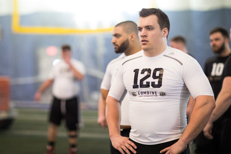 Mark Mackie at the Ontario Regional Combine presented by adidas. Photo credit: Kevin Sousa/CFL.ca 