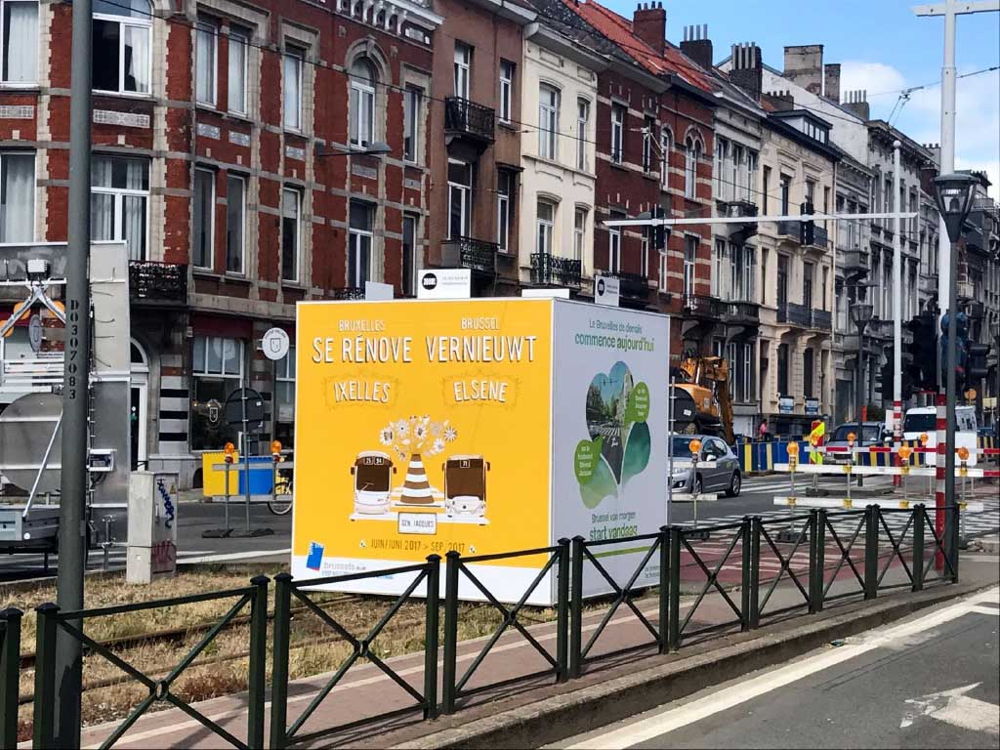 Affichage Boulevard Général Jacques