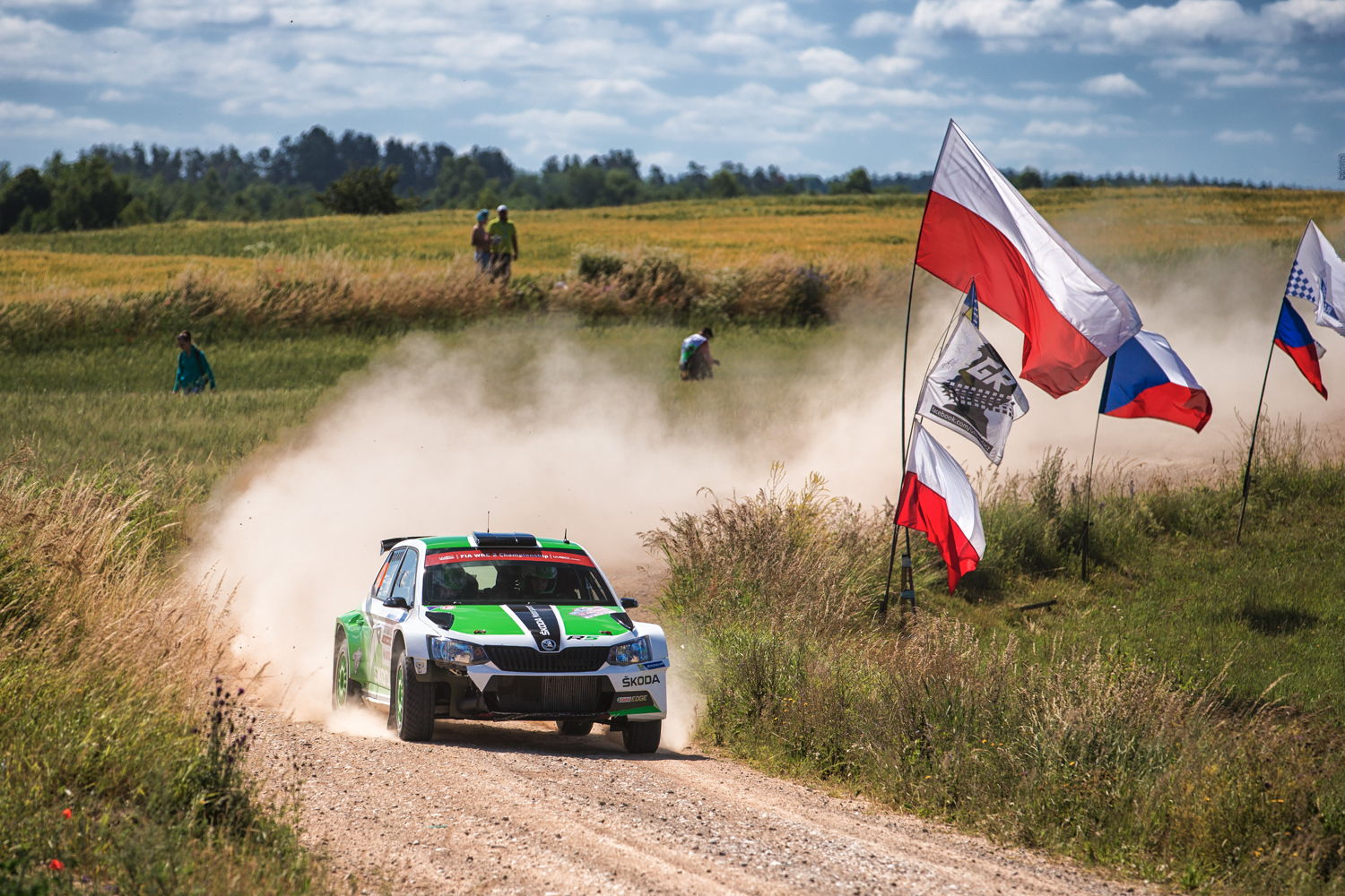 One year ago, the second ŠKODA works team Esapekka Lappi/Janne Ferm (FIN/FIN) celebrated the historic first win in Poland with the ŠKODA FABIA R5 in the FIA World Rally Championship (WRC 2).