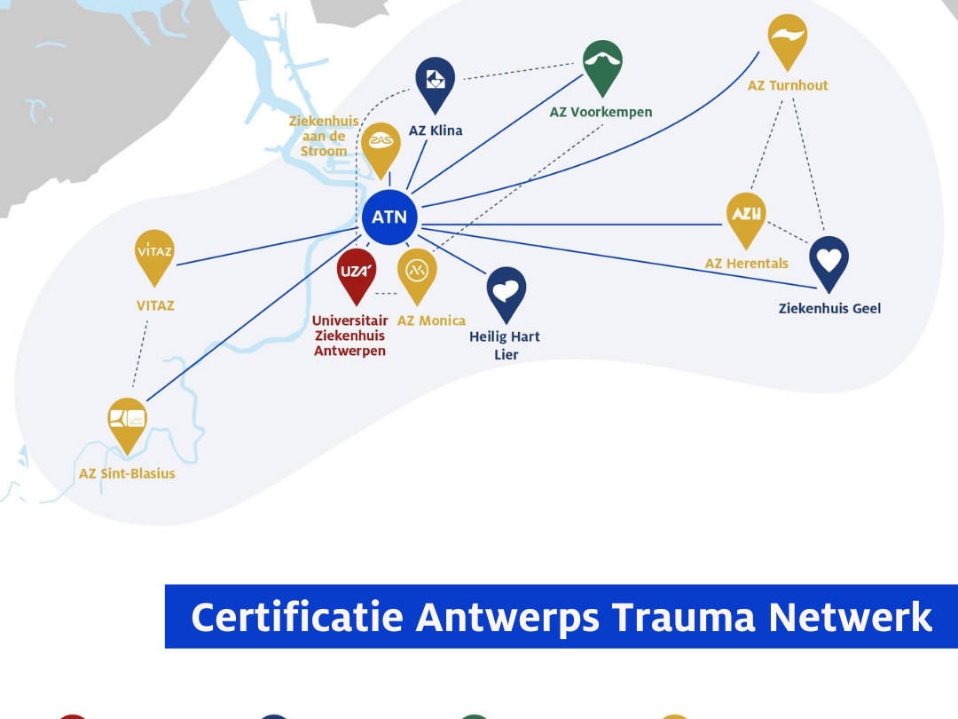Antwerps Trauma Netwerk als eerste Belgische netwerk erkend door Duitse Vereniging voor Traumachirurgie