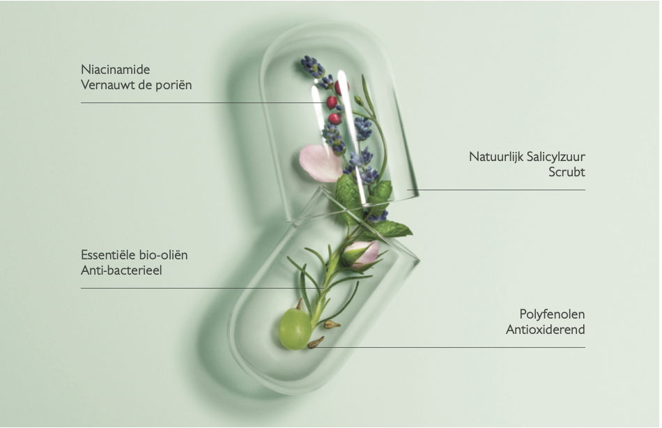 Cocktail van natuurlijke anti-acne ingrediënten