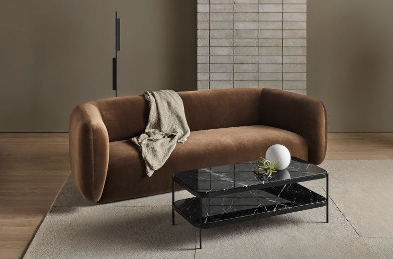 Bustle Sofa and Comehither Coffee Table