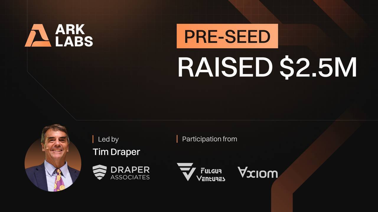 Ark Labs Secures $2.5 Million Pre-Seed Led by Draper Associates to Take Bitcoin Payments Mainstream