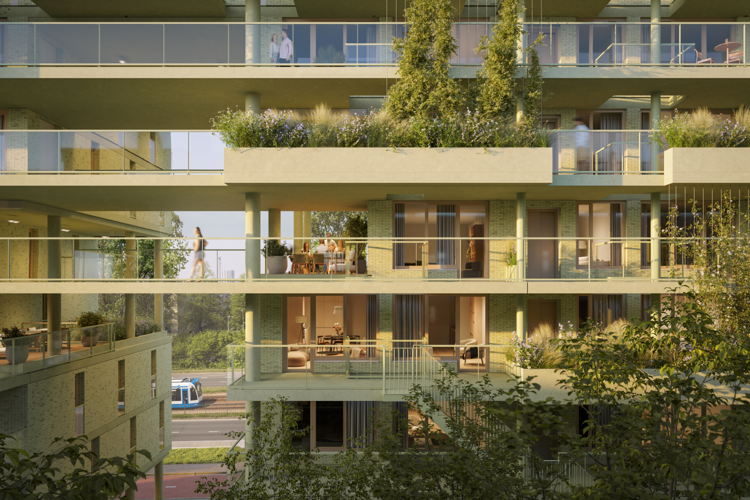 'The Hive' in Amsterdam. Foto ION/Green Real Estate