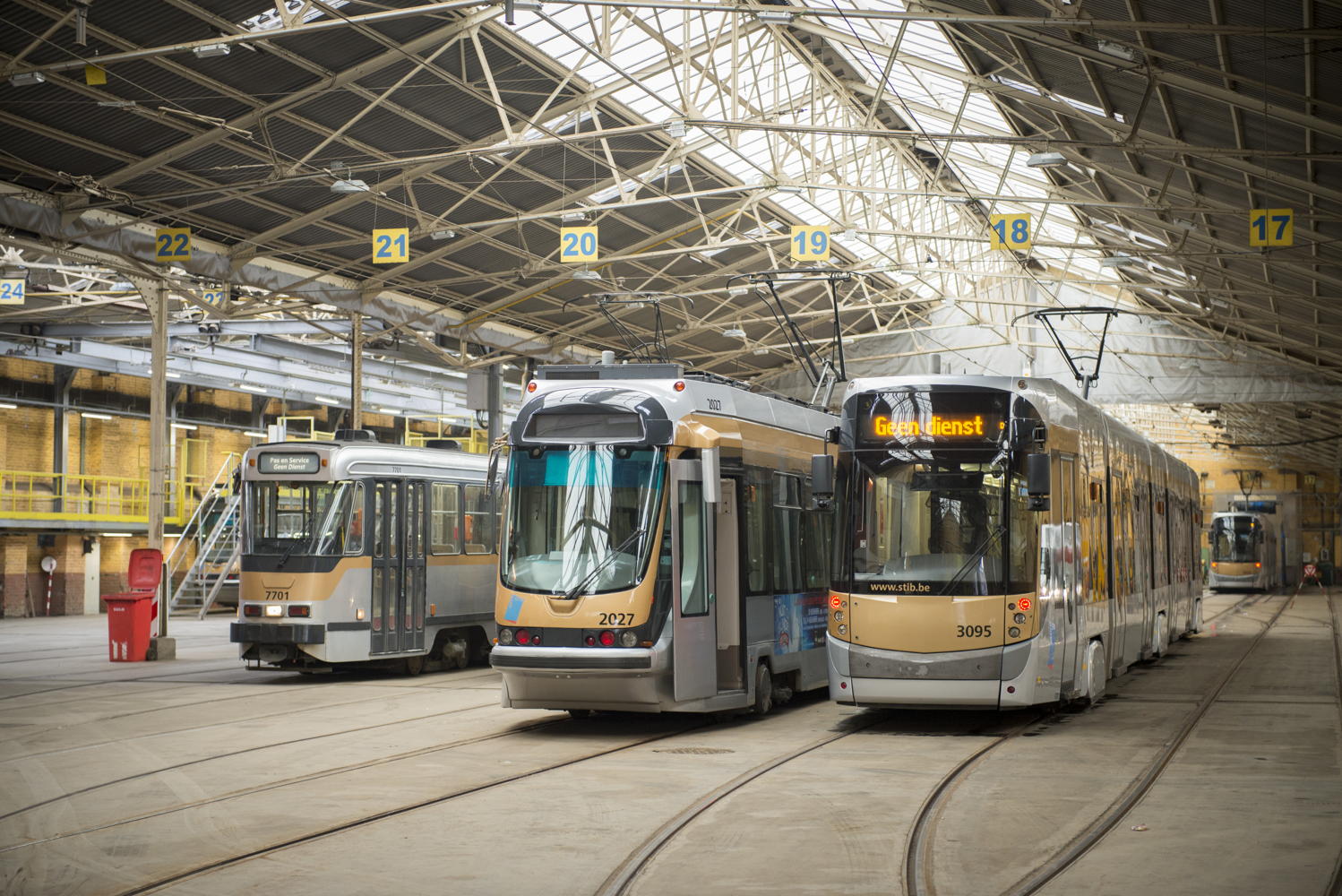 De tramremise in Elsene