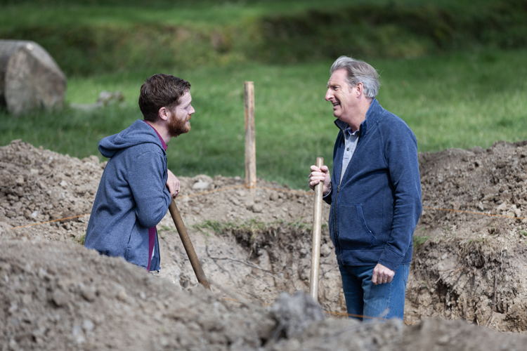 Adrian Dunbar (Jim Hogan), Ian Lloyd Anderson (Paul Crowley) © West Road Pictures and all3media international