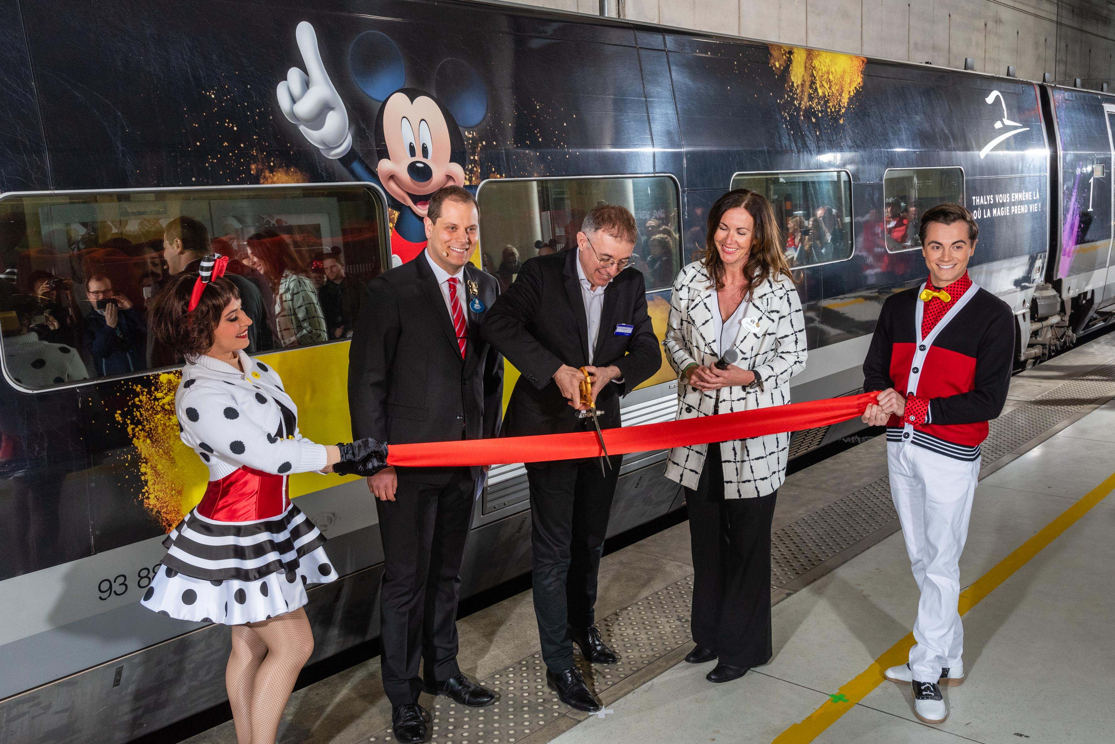 Thalys komt voor de eerste keer toe in de stations van Marne-la-Vallée (Disneyland® Paris) en Roissy-Charles de Gaulle