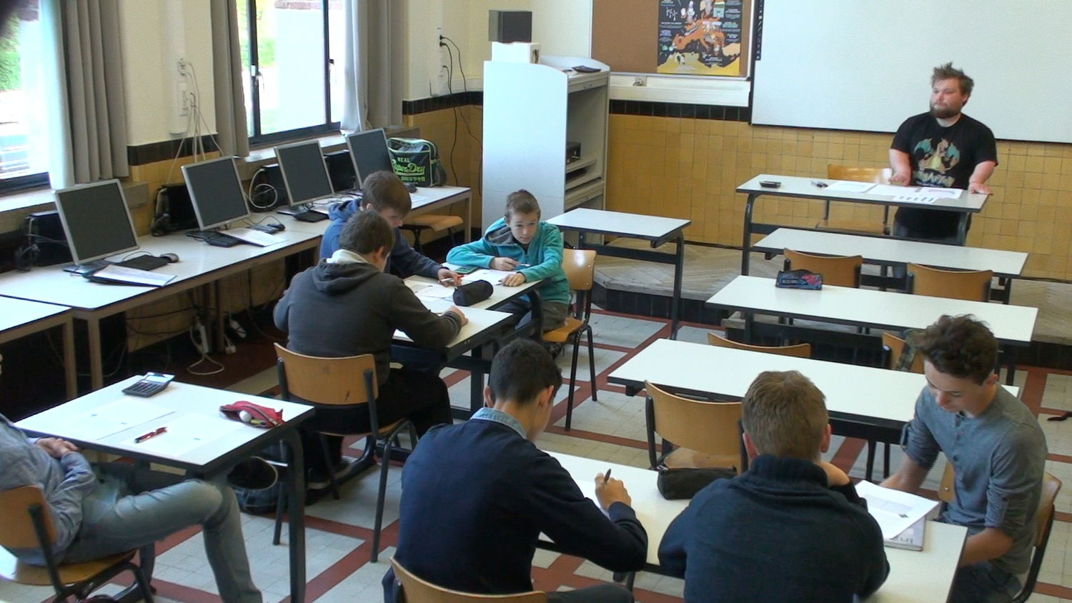 Volt@work: William Boeva geeft les (c) VRT