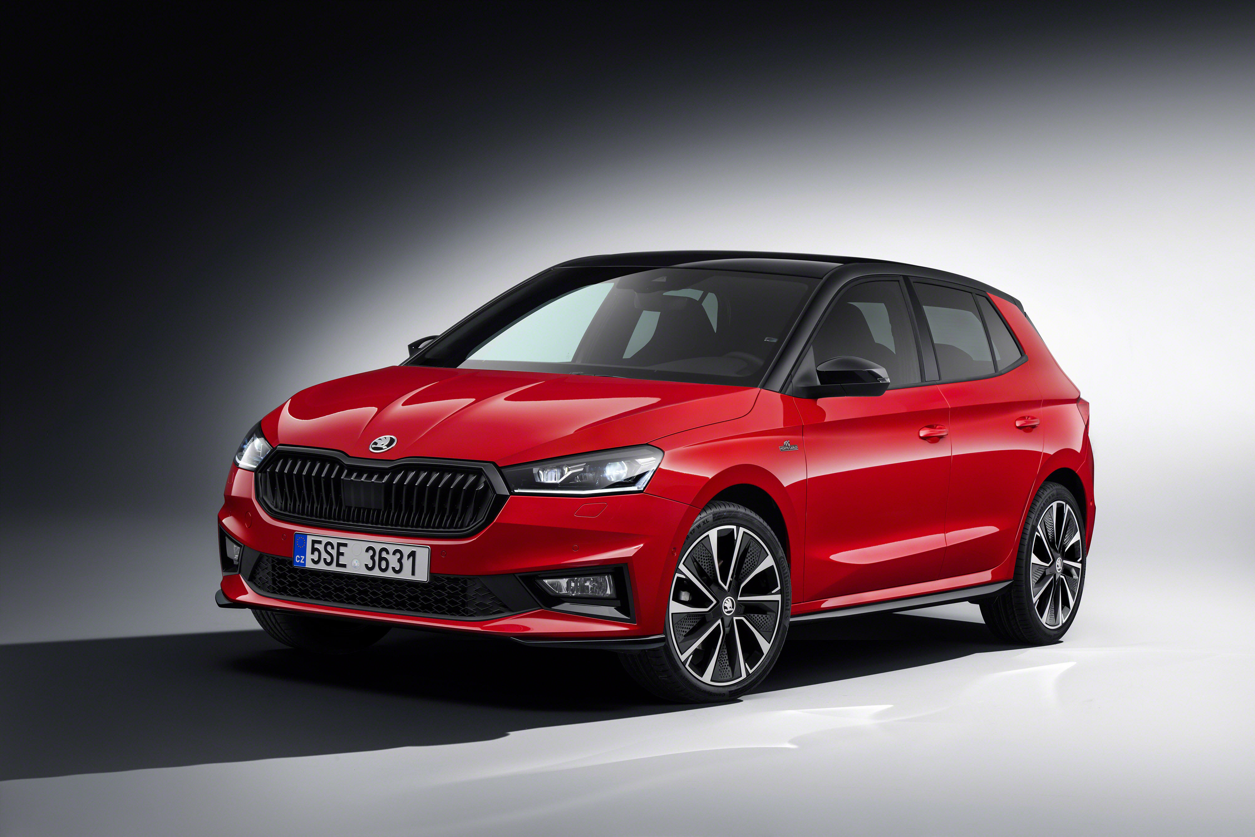 The ŠKODA FABIA MONTE CARLO: dynamism at its purest