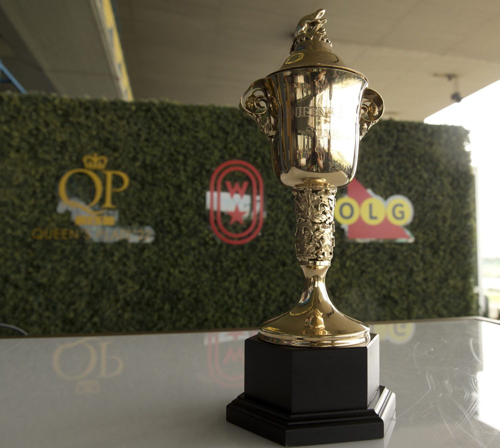 The Queen's Plate trophy. (Michael Burns Photo)
