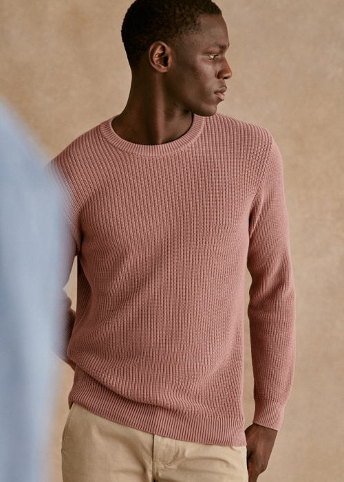 Octobre Editions - Pull Elvan Vieux Rose - 105€
