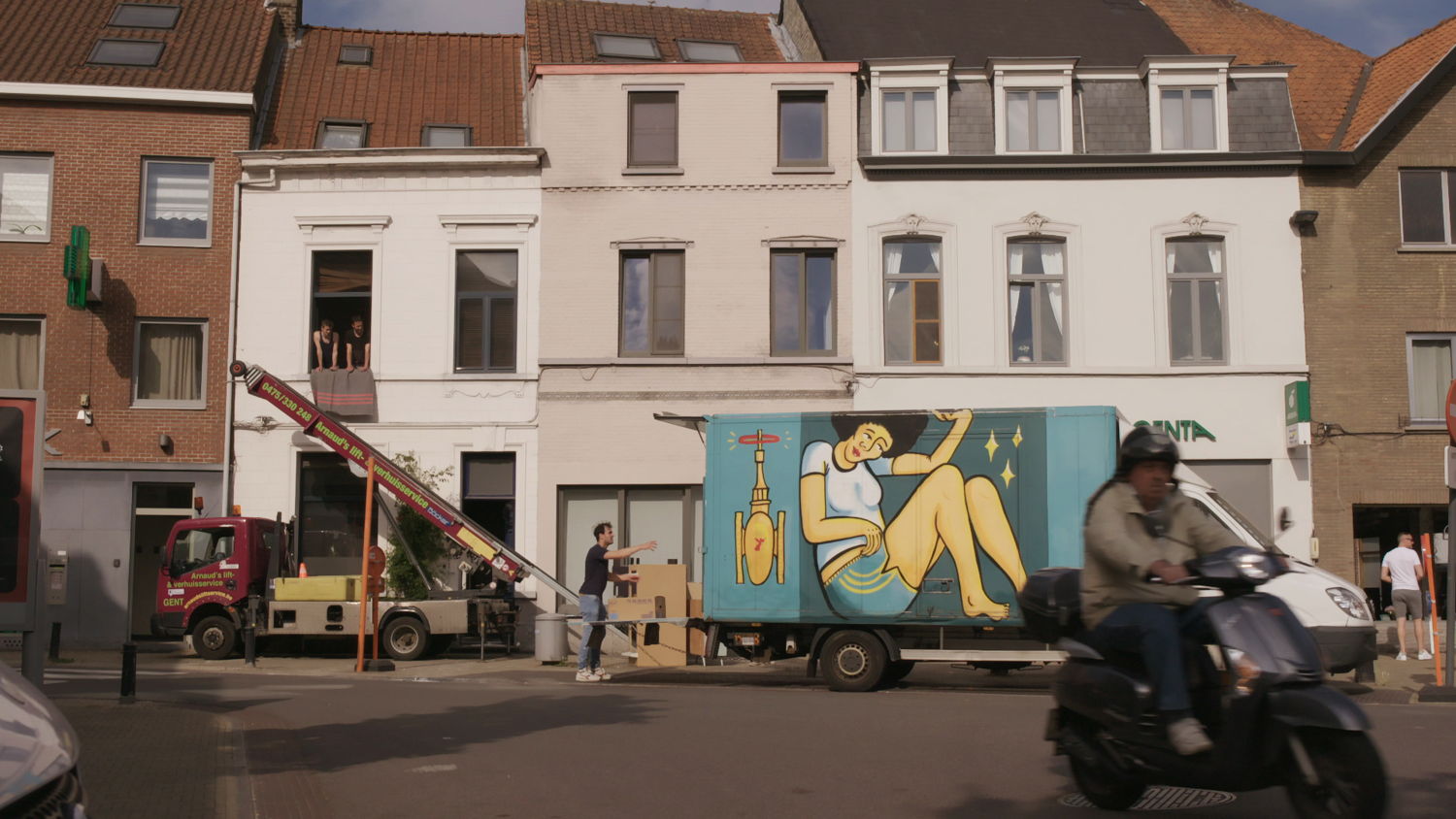 Joris verhuist naar Gentbrugge - (c) De chinezen