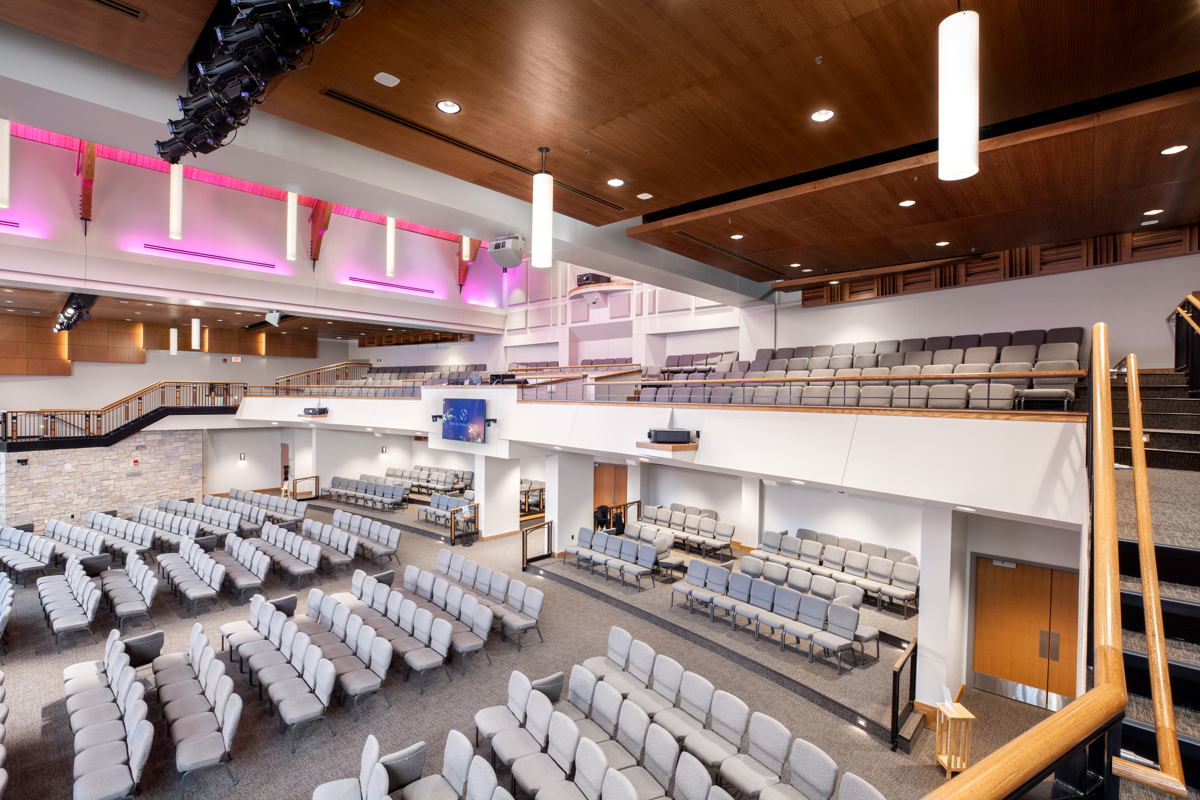 First Lutheran Church Worship Center Balcony