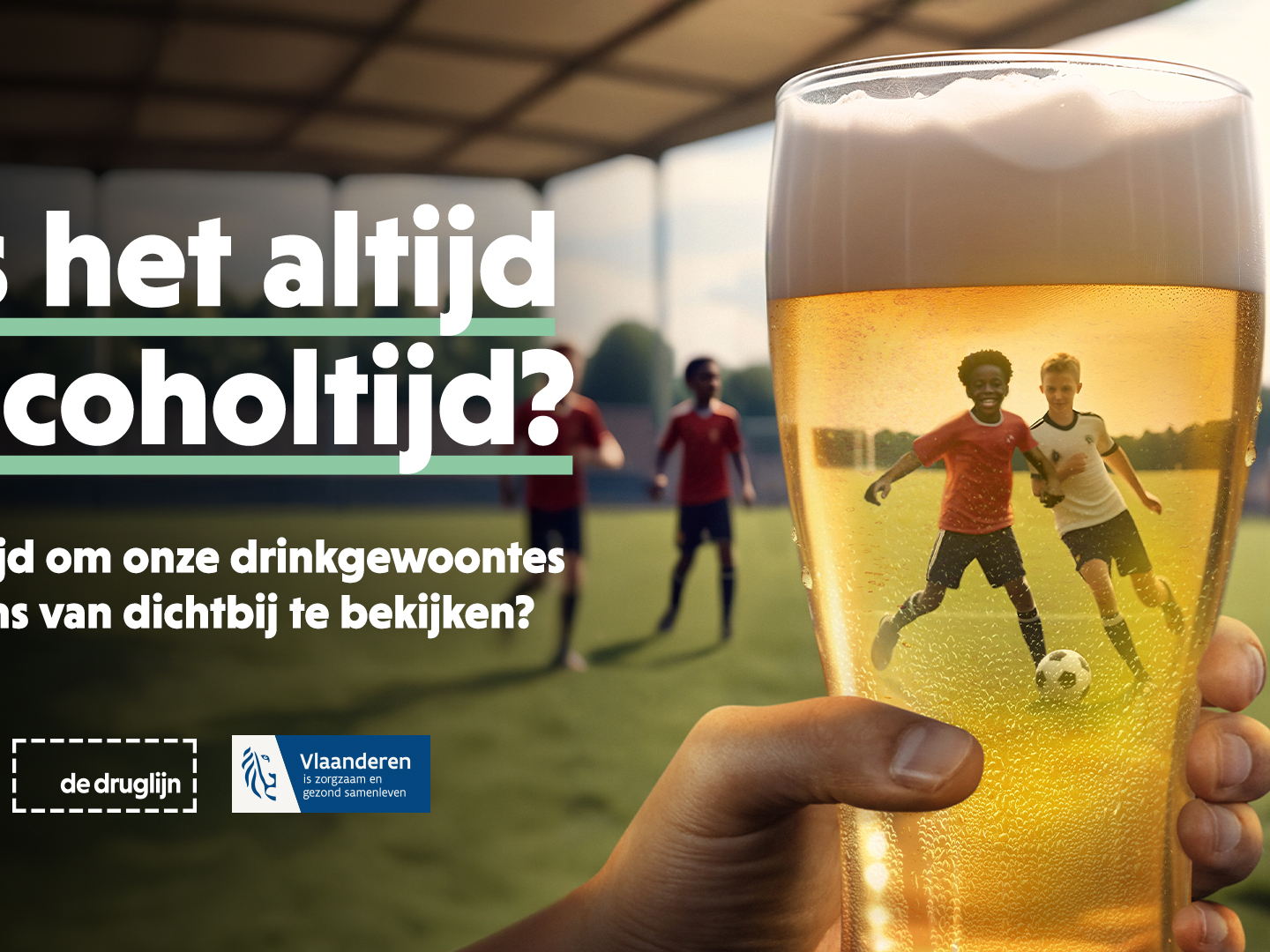 De Druglijn en Happiness vragen zich af of het altijd alcoholtijd is 