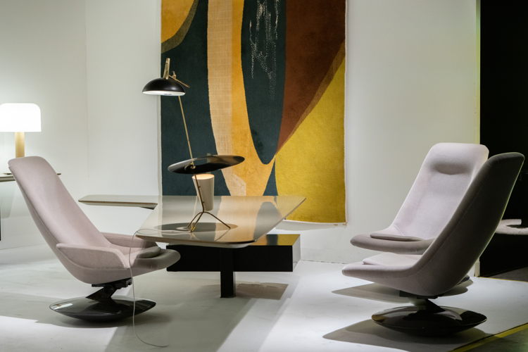 Office Set by Pierre Poutout, presented by Galerie Meubles et Lumières at Design Miami Basel 2022. Photo copyright - World Red Eye.