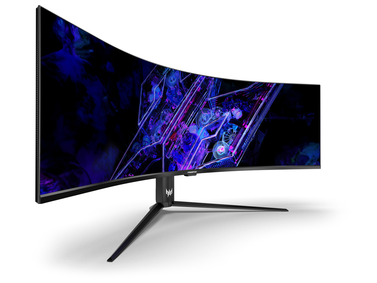Acer lanza monitores OLED y MiniLED curvos para jugadores en el CES 2024
