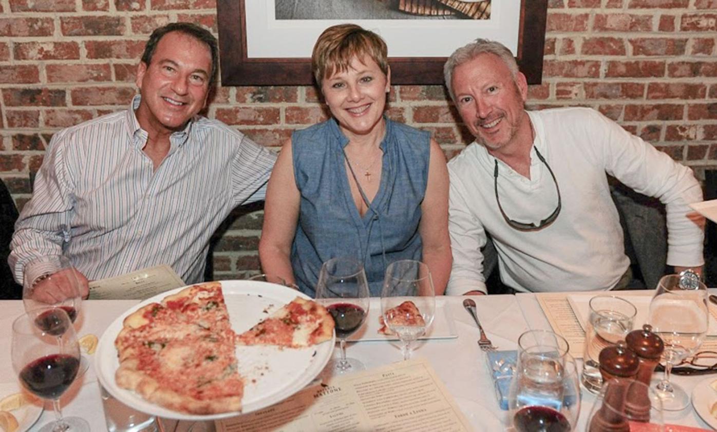 George Gavalas, Helen Carlos and Alex Paulson - Osteria Mattone - Dining Out For Life 2018