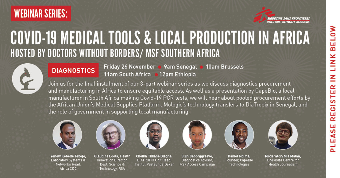 COVID-19 MEDICAL TOOLS & LOCAL PRODUCTION IN AFRICA