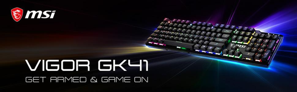 Die neue Gaming-Tastatur von MSI: VIGOR GK41